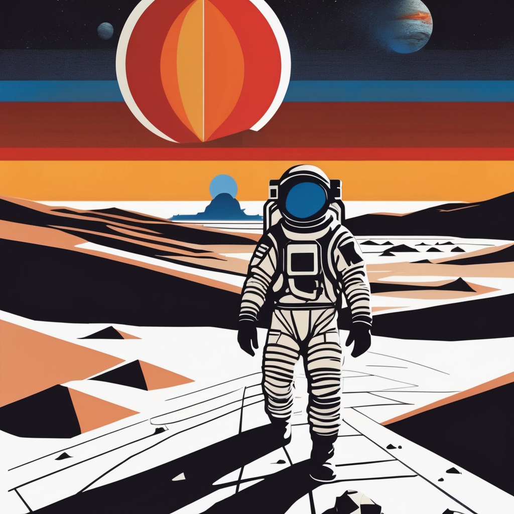 Astronaut on mars